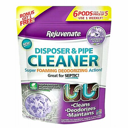 FOR LIFE PRODUCTS Garbage Disposal Pods - Lavender Scent, 6PK FO570904